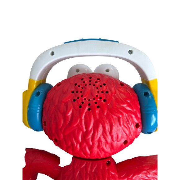 Sesame Street Elmo Let's Dance Interactive Toy Headphones Music Sings Talk WORK - Picture 8 of 9